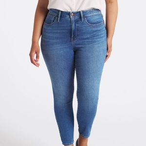 Madewell Plus Curvy Roadtripper Skinny Jeans in Roselawn Wash 16W Ankle …